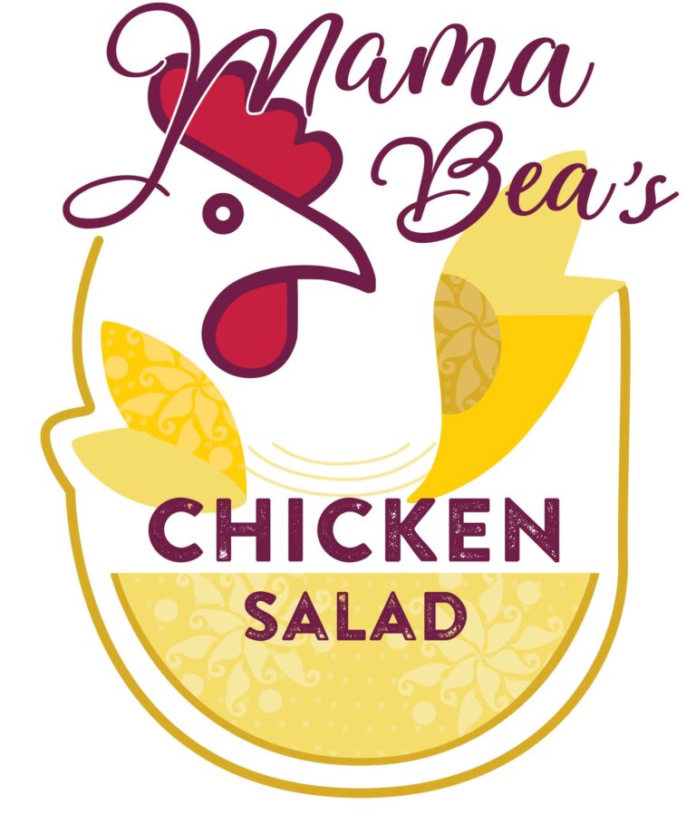 Mama Bea's Logo with Long Label Design